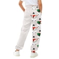 thumbnail image 4 of XQYLOS Unisex Christmas Jogger Pants Baggy Elastic Waist 3-14Yrs Holiday Pattern Sweatpants Kids Family Matching Jumpsuit Cozy Winter Loun𝗀e Wear, 4 of 6