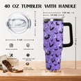 thumbnail image 2 of 40 oz Bat Coffee Mug Cup Vacuum Insulated Travel Tumbler with Handle Lid and Straw,Gothic Gifts,Halloween Accessories Stuff, 2 of 6