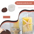 thumbnail image 2 of Bewildely Molde de piedra, molde blanco, de yeso, patrón de cera de hielo, accesorio artesanal minimalista para el hogar, regalo para dormitorio y Artesanía Bewildely HA080793-00, 2 of 6