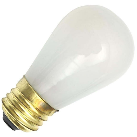 Luminance 09392 - L3912 11S14/IF/3 Standard Screw Base White Frosted Scoreboard Sign Light Bulb