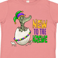 thumbnail image 4 of Inktastic New to the Krewe Mardi Gras Baby Alligator Boys or Girls Toddler T-Shirt, 4 of 5