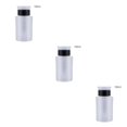 thumbnail image 4 of ZheElen Pump Dispenser Bottle Compact Refillable Empty 180ml Nail Remover Liquid Holder Manicure Accessory Package Containers Black 3Set, 4 of 6
