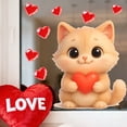 thumbnail image 2 of PEIBang Valentine's Day Wall Decals,Cute Cat Wall Stickers Romantic Decoration for Wedding Anniversary Holiday Living Room Home Office, 2 of 8