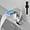 Polished Chrome, variant on LED Waterfall Bathroom Faucet Brushed Nickel, Single Handle Bathroom Sink Faucet 1 Hole, 3 Colors Light Changing, with Pop-up Drain and cUPC Supply Lines, Stainless Steel