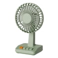 thumbnail image 2 of Mini ventilador portátil multifuncional de mesa, recargable por USB, con función de aire acondicionado. Verde, 2 of 9