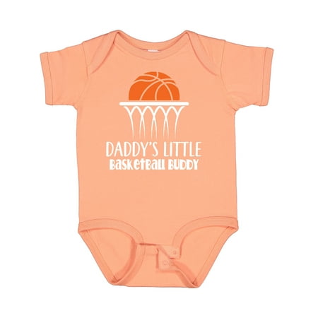 

Inktastic Daddys Little Basketball Buddy Boys Gift Baby Boy Bodysuit