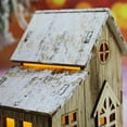 Led Wooden Box Creative Shape Small Night Light Christmas Room
