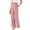 Pink, variant on YIFUNIN Women's High Waisted Wide Leg Pants, Loose Straight Leg Flowy Trousers for Office Commute, Versatile Professional Casual Wear,Beige L