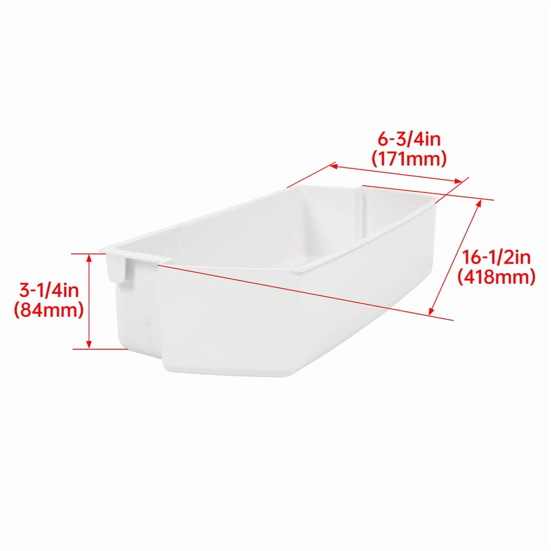 CIRCLE- Refrigerator Door Bin ( White ) Compatible With Whirlpool/Kenmore 2187172