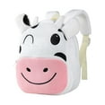 thumbnail image 3 of WIBACKER 10 inch Toddler Mini Backpack Pre SchoolBag Plush Animal Cartoon Travel Bag for Baby Girl Boy 2-5 Years Kindergarten - Cow, 3 of 13