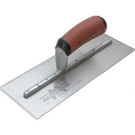 MARSHALLTOWN Flooring Tiling Notched Trowel 1 4 X 1 4 V