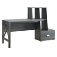 thumbnail image 3 of Furniture of America Sinclar 70-inch Desk with USB Port, Distressed Gray, 3 of 9