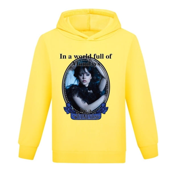 Addams - sudadera con capucha de manga larga para niñas y niños, sudadera japonesa, nueva colección zhangyuxiang LED