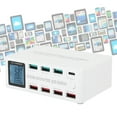 thumbnail image 1 of Station de Charge USB Multifonction 8 en 1 Support de Prise Intelligente pour Alimentation 100W Maximum 100-240V, 1 of 7