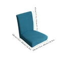 thumbnail image 3 of Universal Chair Cover under $5! Ke1Clo Thickened Elastic for Dining Hotel Stool Protection Easy Fit Washable, 3 of 3