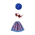 thumbnail image 2 of Ouuluon 4th of July Porch Goose Outfits Cute Sunflower Style Outfit Set, 23 inch Spring Summer Themed Costume for Independence Day Porch Garden, 2 of 8