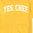 thumbnail image 3 of Instant Message - Yes Chef Collegiate - Men's Short Sleeve Graphic T-Shirt, 3 of 6