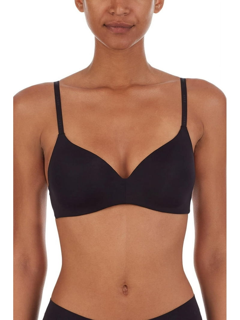 Soutien-gorge Push-up Noir DKNY Taille 36D - Nouveau Sans étiquettes - Bordure Ajourée