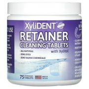 XyliDENT Retaining Cleaning Tablets with Xylitol , 75 Effervescent Tablets