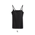 thumbnail image 3 of Qarigey Tops de mujer, vestido deportivo para niñas, chaleco deportivo acolchado, camisola de Yoga de Color sólido de verano sin anillo de acero, Prendas para la parte del cuerpo Negro L Qarigey AP011310-18B, 3 of 6