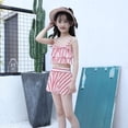 thumbnail image 5 of Mercatoo Girls Swimsuit 2Pcs Set Flounced Camisoles Tankini Swimwear and Short Skirt Outfit Kids Girls Beach Bathing Suits, 5 of 5