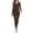 Brown, variant on Bigetiay Women's Long Sleeve Round Neck Leotard for Yoga Dance Gymnastics, Size M