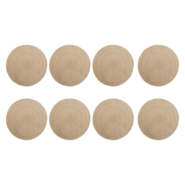 kurtrusly 8piece Versatile And Practical Table Mats For All Dining Needs Widely Used dark grey 8PCS