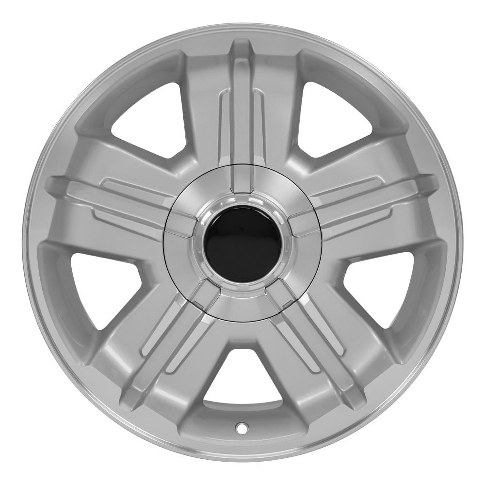 OE Wheels CV88 18 Inch Rim Fits Tahoe Z71 Style 6x139.7 18x8 Gloss Silver Machined - Hollander 5300 (1)