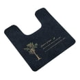 thumbnail image 3 of AMLESO Tapis de Sol en Forme de U pour Toilettes Antidérapant Absorbant Doux Lavable Gris Foncé, 3 of 8