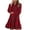 Red, variant on Brilliant Fall Tops for Women Long Sleeves Plus Size Ladies Fashion Plaid Breasted Pocket Long Sleeve Shirt Jacket Dress Red L
