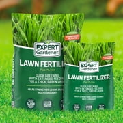 Expert Gardener Lawn Food Fertilizer Plus 2% Iron,14 lb. - Covers 5,000 Sq. ft