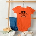 thumbnail image 4 of Grandma's Stud Muffin Cute Bow Tie Bodysuit Jumper Boys Infant Baby Brisco Brands 18M, 4 of 6