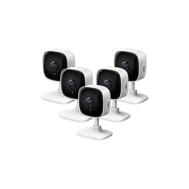 KIT DE 5 CAMARAS TAPO C100 1080P FHD PARA EL HOGAR