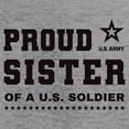 thumbnail image 3 of CafePress - Proud Sister Of A Soldier Black Sweatshirt - Zip Hoodie, Classic Hooded Sweatshirt with Metal Zipper, 3 of 4