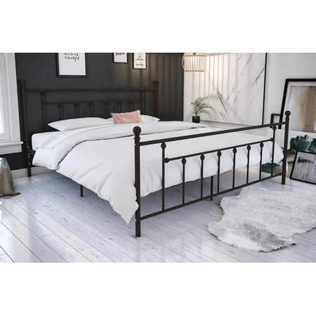 DHP Manila Metal Bed, Bronze, King