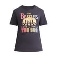 thumbnail image 5 of Time and Tru Women's Beatles Here Comes the Sun Graphic Tee, Sizes XS-XXXL, 5 of 5