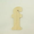 thumbnail image 1 of Package of 1, 10 Inch X 1/2" Thickness Baltic Birch Wood Letter "f" in The Goudy Heavy Font | Thick | Lower Case for Art & Craft Project, Made in USA, 1 of 1
