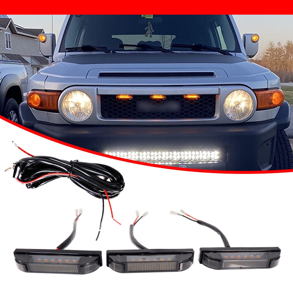Aazon.co: KEEGTBOX Switchback White/Aber LED DRL Front Fog Daytie Running Light Sequential - View #6