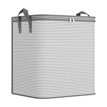 aoksee Storage Bins With Lids, Storage Containers, Extra Large Storage Bags For Clothes Tote Bag, Double Zipper For Space Saving Travel, Heavy Duty Storage With Handles