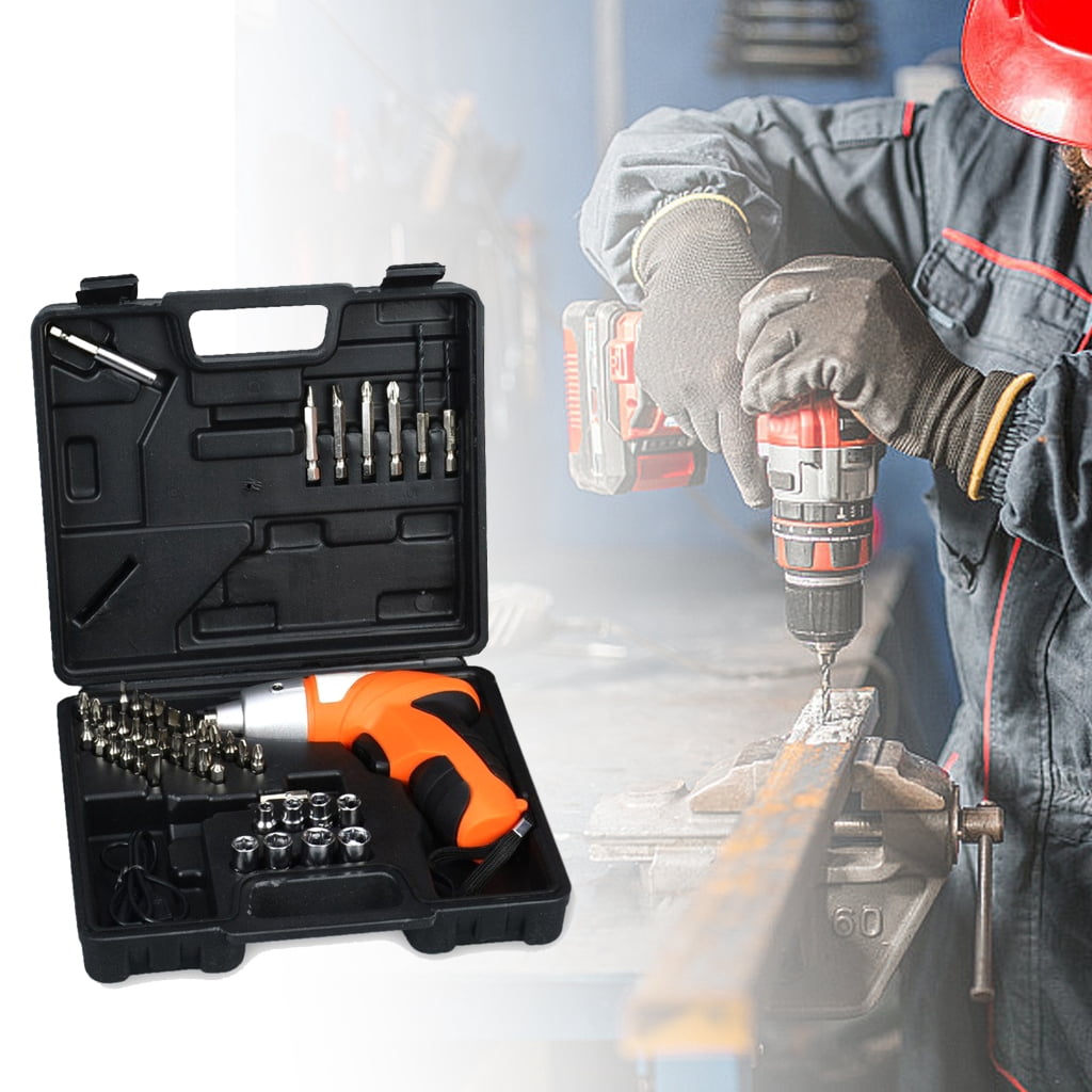 s Electric Screwdriver Driver Tool 45-in-1 Screwdriver Set with LED Light