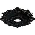 thumbnail image 3 of Ekena Millwork 18"OD x 3 1/2"ID x 1 1/2"P Riley Ceiling Medallion (Fits Canopies up to 4 5/8"), Hand-Painted Black Pearl, 3 of 5