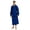 ROYAL BLUE, variant on Unisex Adult bathrobes, 100% Cotton Terry Bath robe RED, One Size (L/XL)