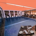 thumbnail image 2 of Yescom 23x22FT Rectangle Sun Shade Sail UV Block Commercial Carpark Pool Camping Playground Outdoor Bright Orange, 2 of 10