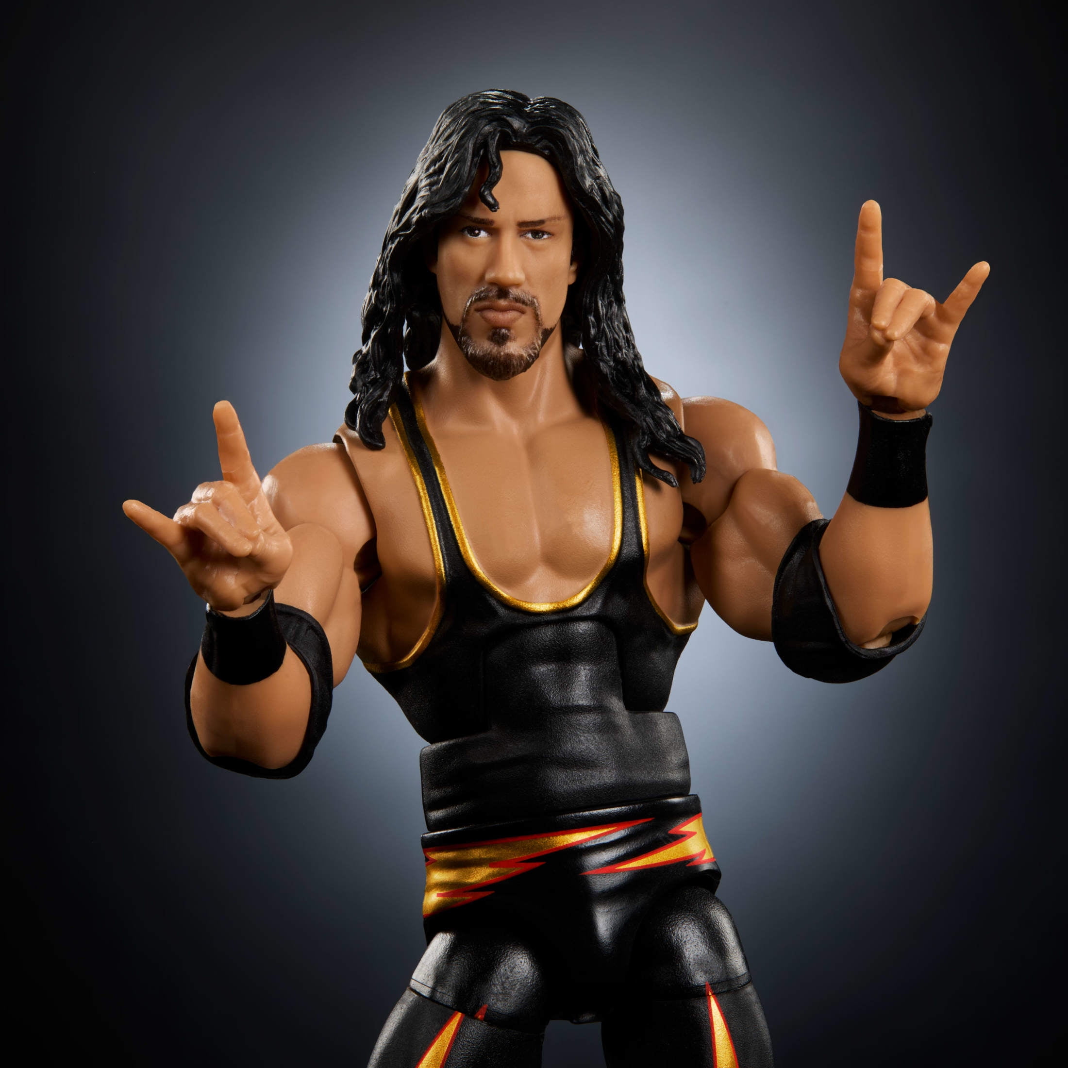 WWE Monday Night War Elite Collection Syxx Action Figure with Accessories, Build-a-Figure Parts