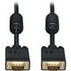 Eaton Tripp Lite Series VGA High-Resolution RGB Coaxial Cable (HD15 M/M), 25 ft. (7.62 m) (VGA) - Câble VGA - HD-15 (M) à HD-15 (VGA) (M) - 25 ft - Noir – image 5 sur 9