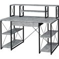 thumbnail image 1 of Acme Furniture Amiel Desk, Gray, 1 of 2