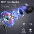 thumbnail image 3 of Auriculares inalámbricos Bluetooth 5.4 Hi-Fi Bass Stereo 56H con cancelación de ruido IPX7 resistentes al agua Auriculares deportivos con gancho para la oreja, 3 of 7