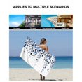 thumbnail image 5 of Blue Eucalyptus Leaves Towel Set of 3, Soft Microfiber Bath Towels, Hand Towel, Washcloths, Summer Botanical Watercolor Quick-Dry Absorbent Towels for Bathroom Kitchen Hotel Beach Gym Spa, 5 of 7