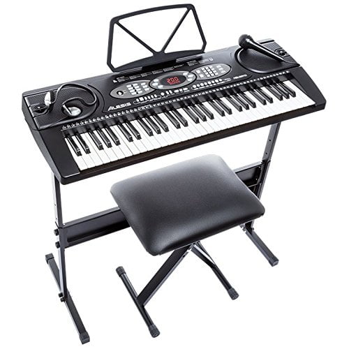 Alesis Melody 61 61Key Portable Keyboard with Stand, Bench