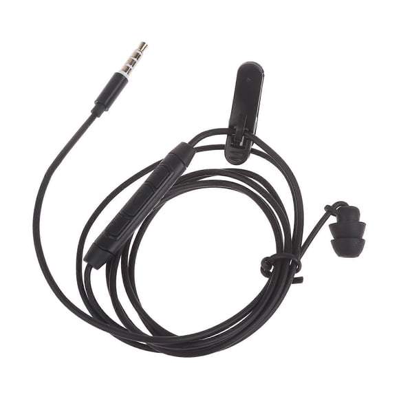 Single Side Earphone with Microphone In Ear Stereo to Mono Earbud One Side Headphones,3.5mm Jacks Metal Noise Isolating
